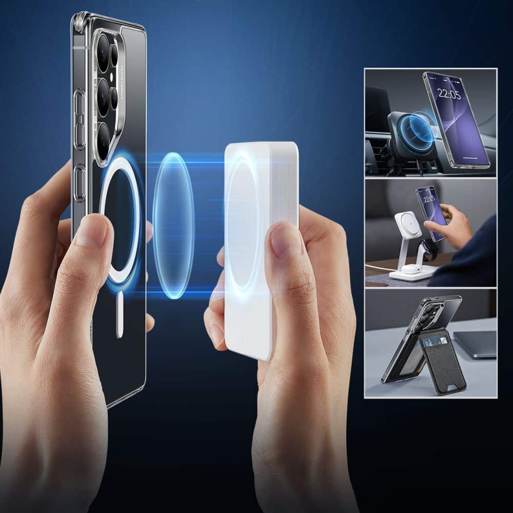 ESR Classic Hybrid HaloLock - θήκη για Samsung Galaxy S25 Ultra - Διάφανο - Image 3