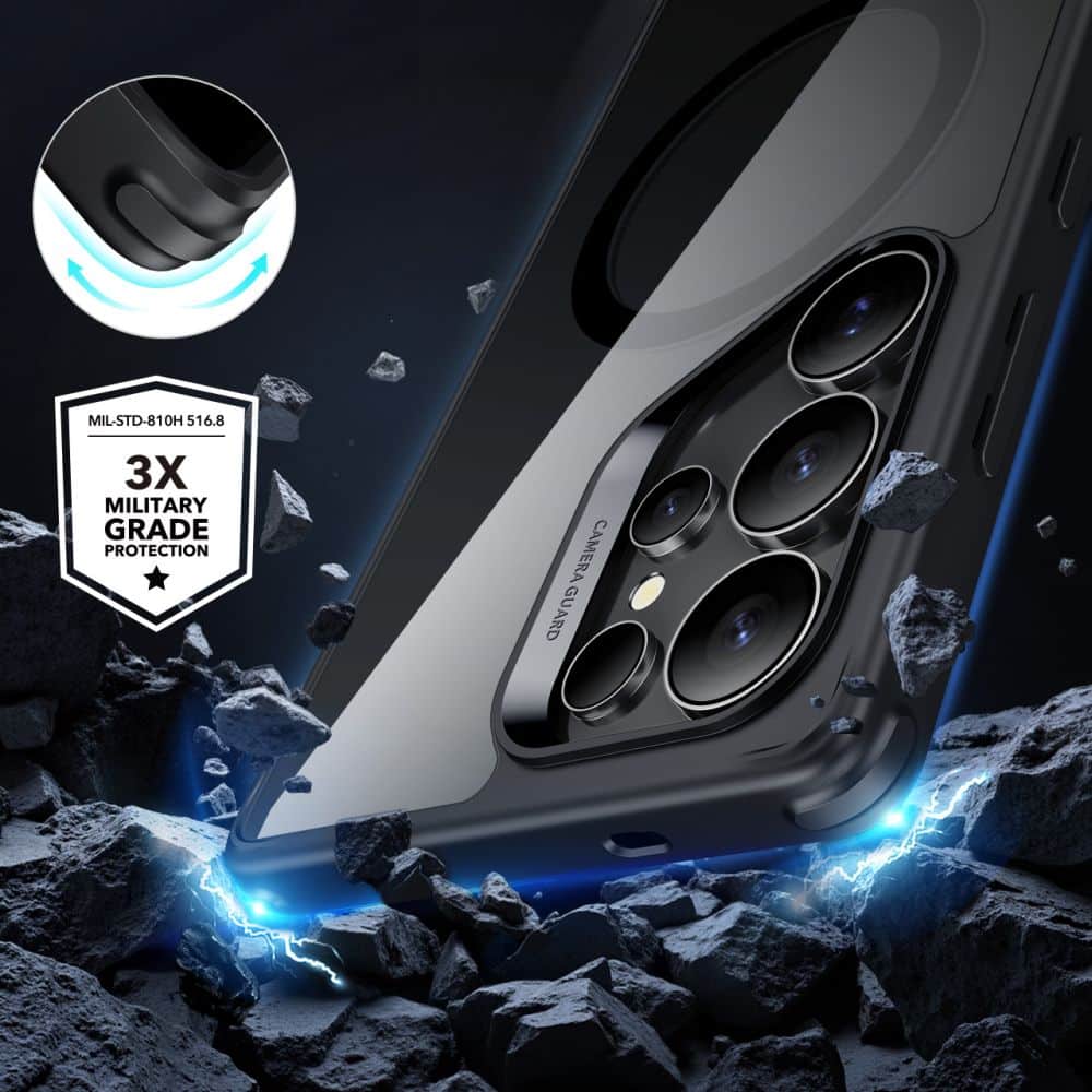 ESR Classic Hybrid HaloLock - θήκη για Samsung Galaxy S25 Ultra - Διάφανο - Image 5