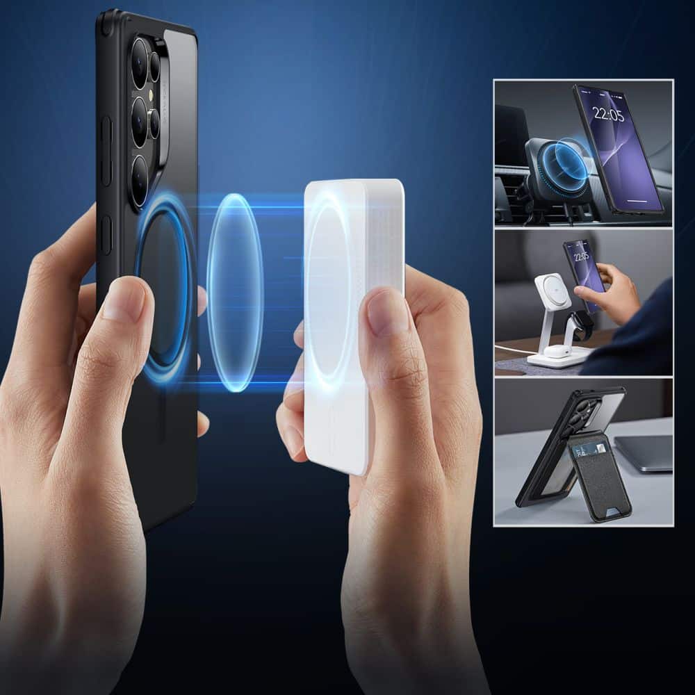 ESR Classic Hybrid HaloLock - θήκη για Samsung Galaxy S25 Ultra - Διάφανο - Image 4