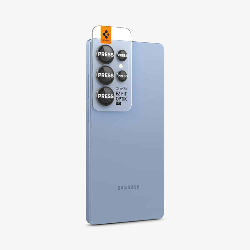 Spigen - Optik.tR EZ Fit Pro Camera Glass (2 pack) - Samsung Galaxy S25 Ultra - Black - Image 3
