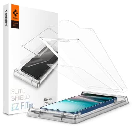 Spigen - Elite Shield EZ Fit HD - Samsung Galaxy S25 Plus - Clear