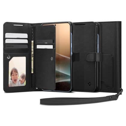 Spigen Wallet S - θήκη για Samsung Galaxy S25 Plus - Μαύρο