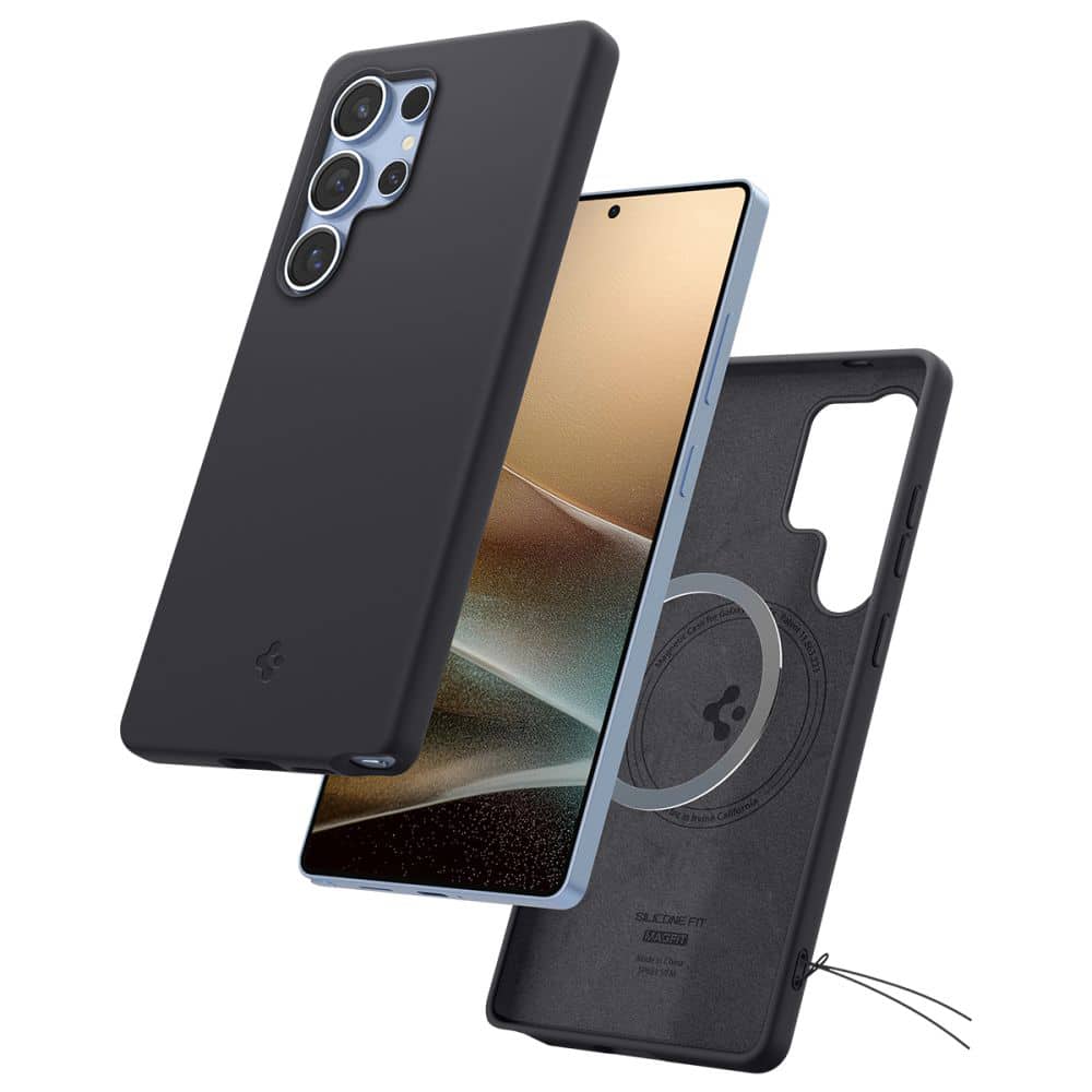 Spigen Silicone Fit - θήκη για Samsung Galaxy S25 Ultra - Μαύρο - Image 6