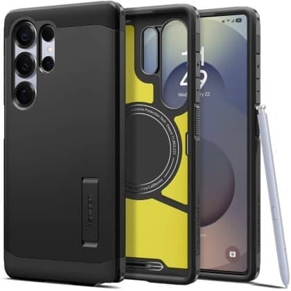 Spigen Tough Armor - θήκη για Samsung Galaxy S25 Ultra - Μαύρο