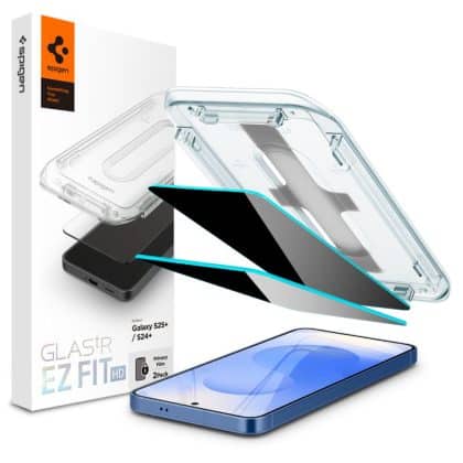 Spigen - Glas.tR EZ-FIT HD (2 pack) - Samsung Galaxy S24 Plus / S25 Plus - Privacy
