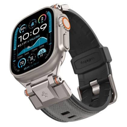 Spigen - DuraPro Armor (AMP09104) -  Apple Watch 1/2/3/4/5/6/7/8/9/10/11/SE/SE 2/SE 3/ Ultra/Ultra 2/Ultra 3 (42/44/45/46/49mm) - Grey