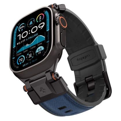 Spigen - DuraPro Armor (AMP09103) -  Apple Watch 1/2/3/4/5/6/7/8/9/10/11/SE/SE 2/SE 3/ Ultra/Ultra 2/Ultra 3 (42/44/45/46/49mm) - Navy Blue