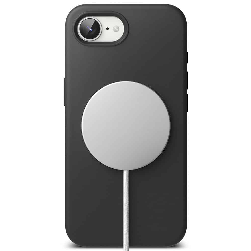 Ringke Silicone Magnetic MagSafe - θήκη για Apple iPhone 16e - Μαύρο - Image 4