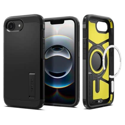 Spigen Tough Armor - θήκη για Apple iPhone 16e - Μαύρο