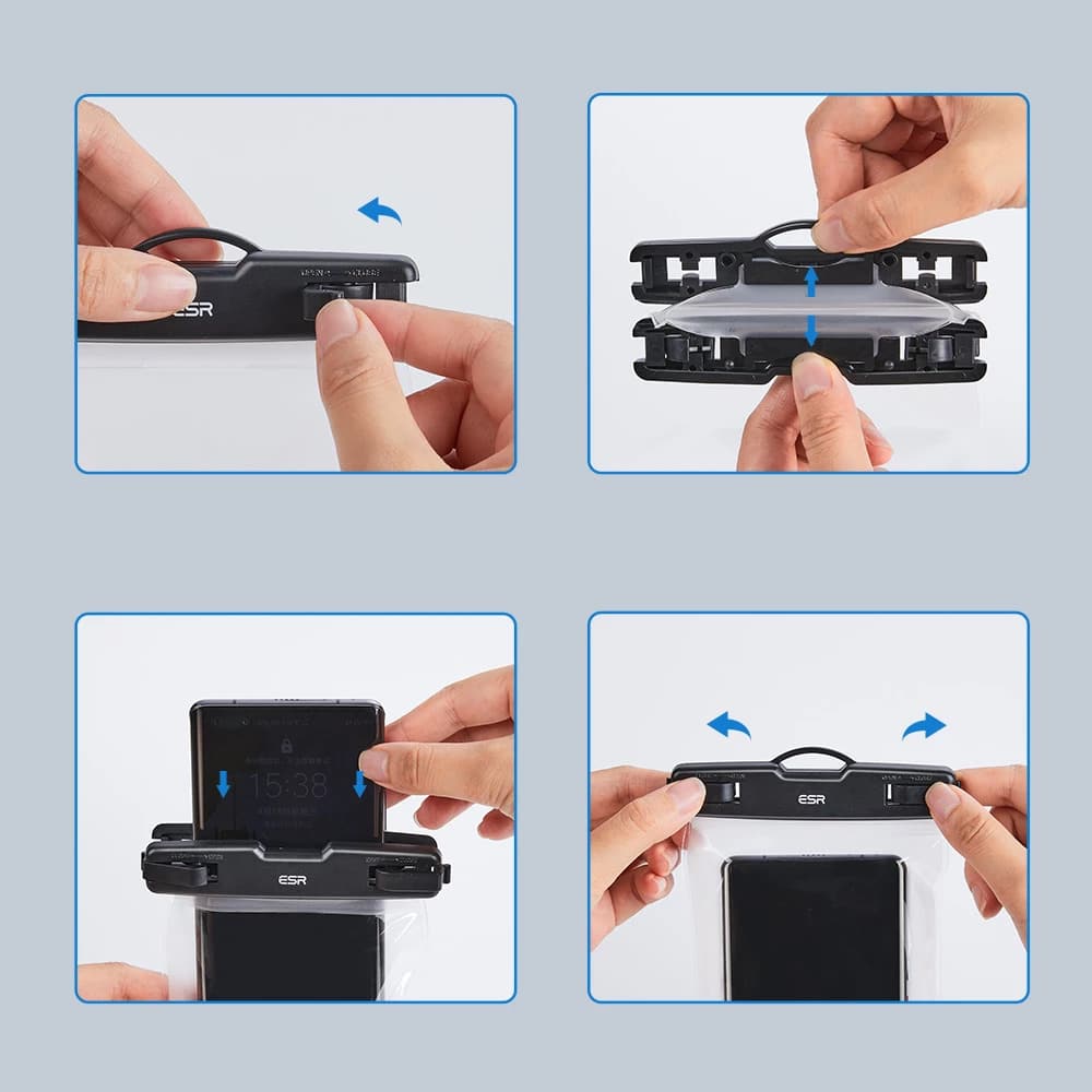 ESR Waterproof Case - θήκη για Apple iPhone 6 - Μαύρο - Image 6