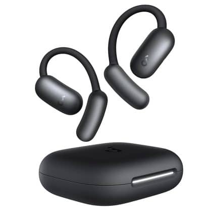 Anker - Ασύρματα Ακουστικά SoundCore AeroFit 2 (A3874G11) - για Άθληση, με Μικρόφωνο, Bluetooth, Αδιάβροχα, Hi-Res - Μαύρο