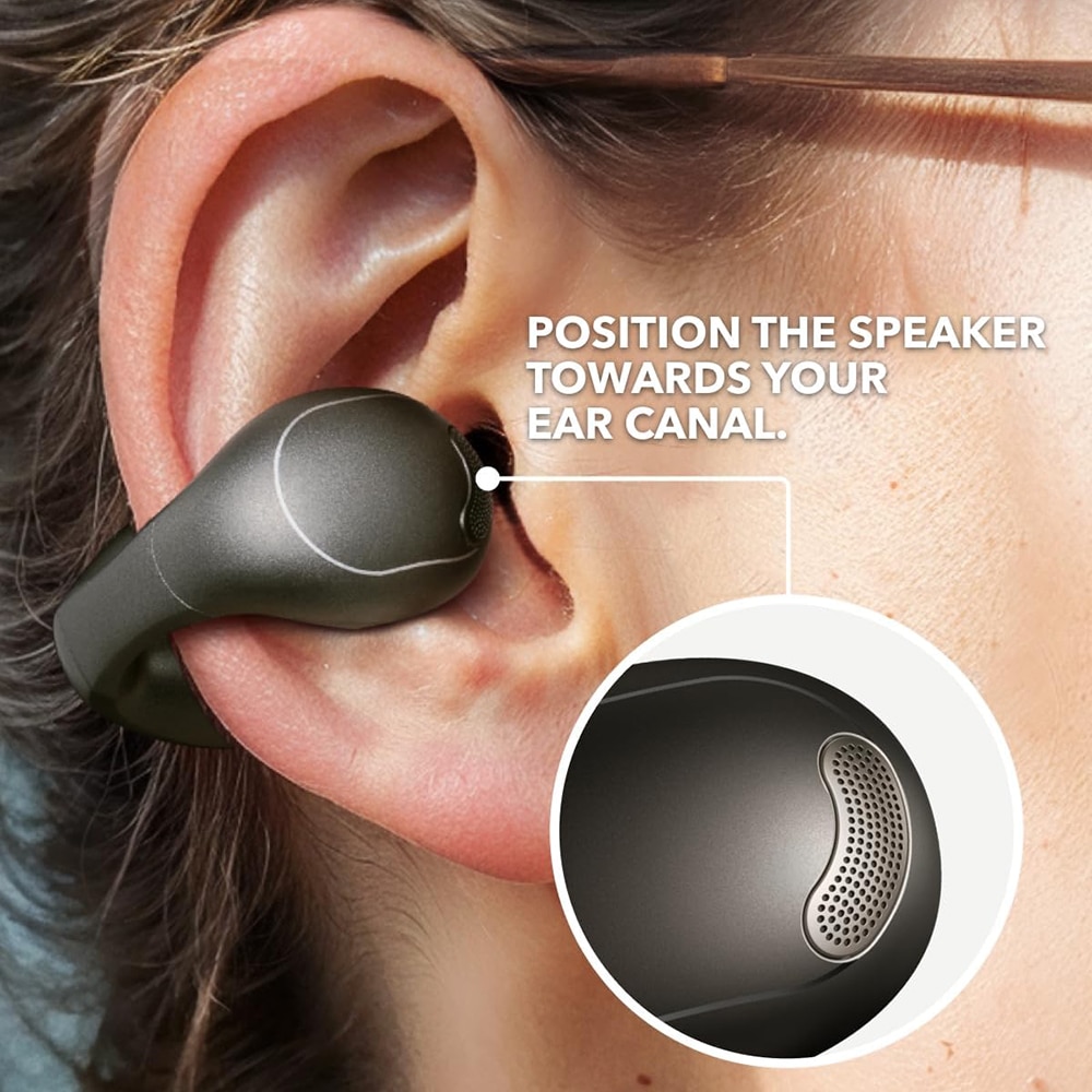 Anker - Ασύρματα Ακουστικά SoundCore C40i (A3331GZ1) - Bluetooth 5.4, με Μικρόφωνο, Ανοιχτού Τύπου, Multipoint, Clip-On - Μαύρο - Image 5