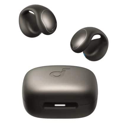 Anker - Ασύρματα Ακουστικά SoundCore C40i (A3331GZ1) - Bluetooth 5.4, με Μικρόφωνο, Ανοιχτού Τύπου, Multipoint, Clip-On - Μαύρο