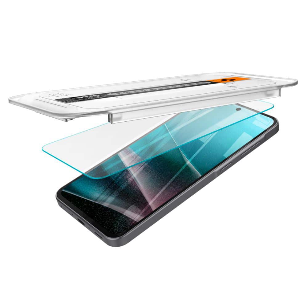 Spigen - Glas.tR EZ-FIT (2 pack) - Samsung Galaxy A36 5G - Clear - Image 3