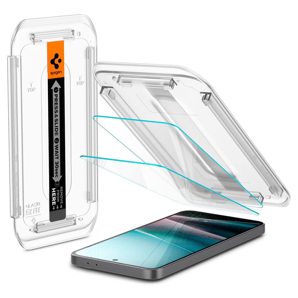 Spigen - Glas.tR EZ-FIT (2 pack) - Samsung Galaxy A36 5G - Clear - Image 7