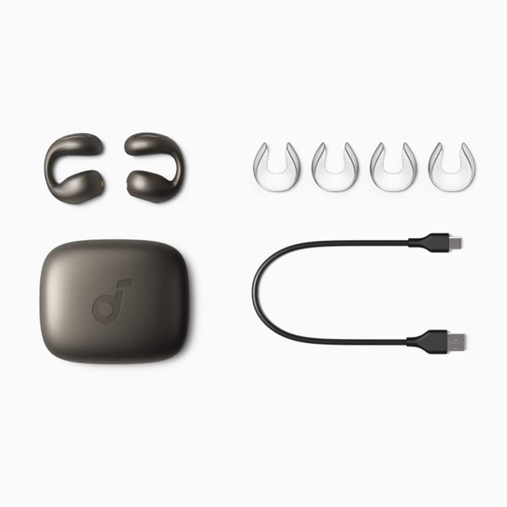 Anker - Ασύρματα Ακουστικά SoundCore C40i (A3331GZ1) - Bluetooth 5.4, με Μικρόφωνο, Ανοιχτού Τύπου, Multipoint, Clip-On - Μαύρο - Image 7
