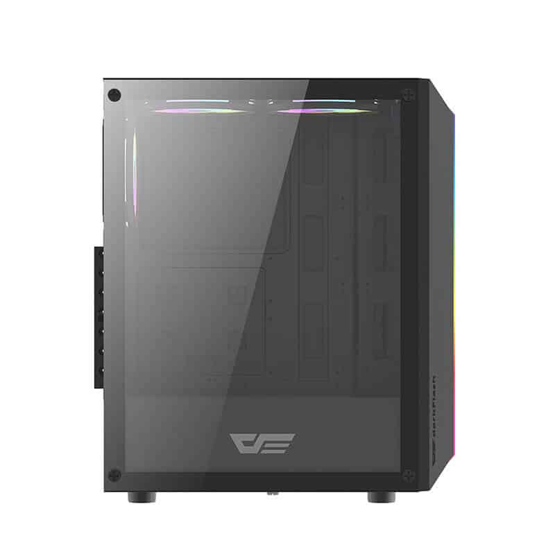 Darkflash DK151 LED θήκη υπολογιστή + 3 ανεμιστήρες RGB μαύρη - Image 5