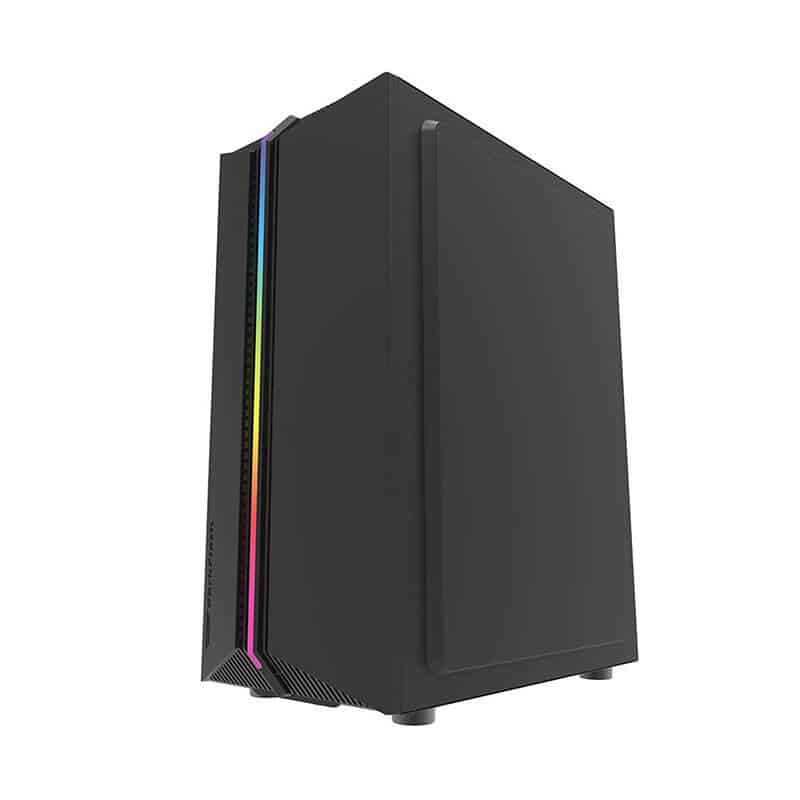 Darkflash DK151 LED θήκη υπολογιστή + 3 ανεμιστήρες RGB μαύρη - Image 2