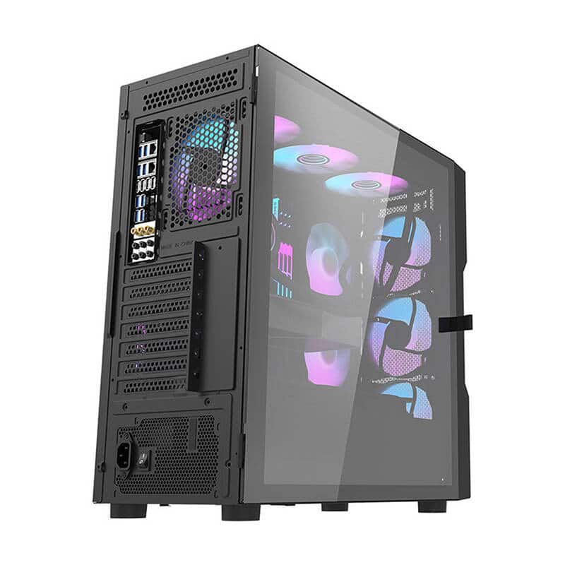 Darkflash DK431 Mesh θήκη υπολογιστή + 4 ανεμιστήρες ARGB μαύρη - Image 5