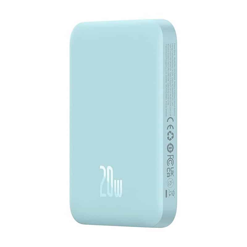 Powerbank mini Baseus 6000 mAh 20W (μπλε) - Image 3