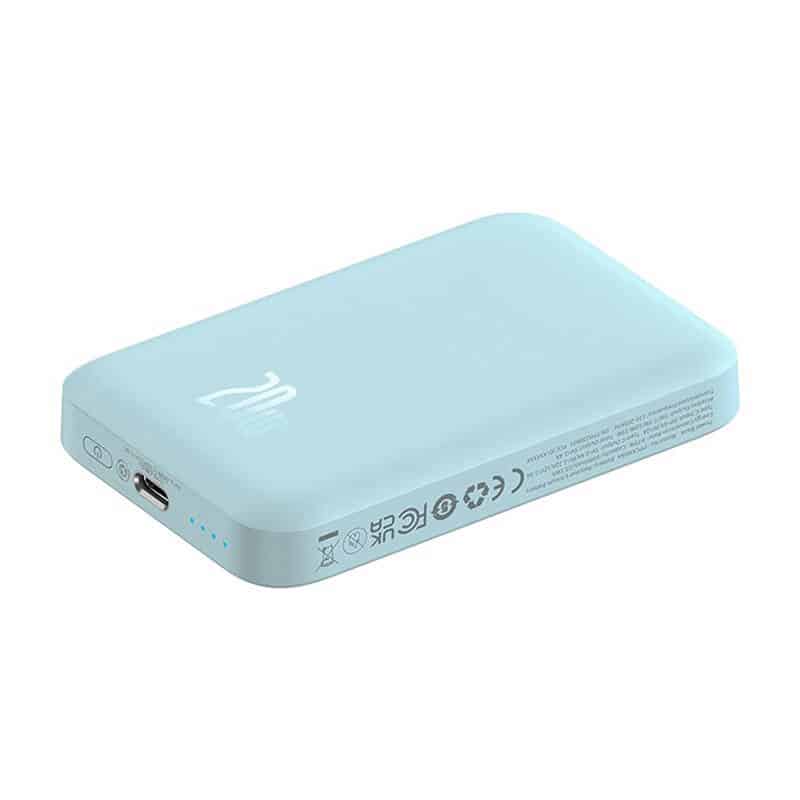 Powerbank mini Baseus 6000 mAh 20W (μπλε) - Image 7
