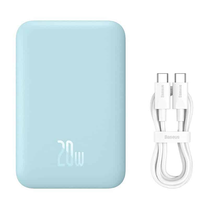 Powerbank mini Baseus 6000 mAh 20W (μπλε) - Image 9