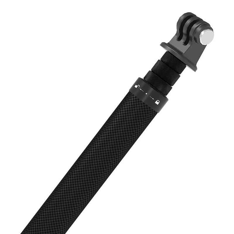 Selfie stick από ανθρακονήματα με μήκος 1.16m Telesin - Image 3