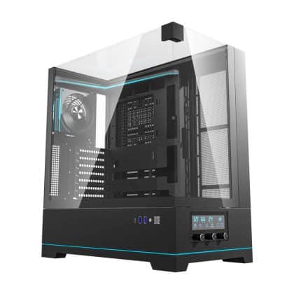 Darkflash DY450 PRO θήκη υπολογιστή + 1 ανεμιστήρας μαύρο