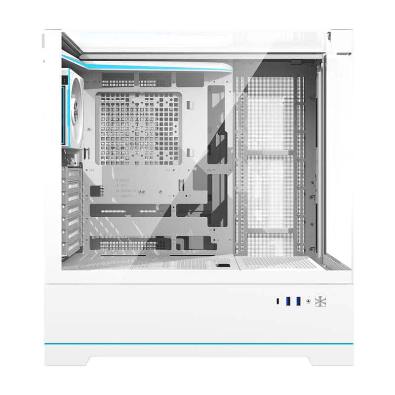 Darkflash DY450 PRO θήκη υπολογιστή + 1 ανεμιστήρας λευκό - Image 2