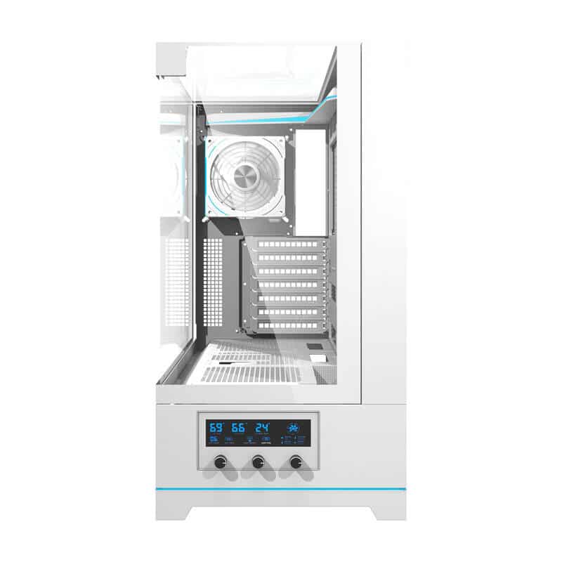Darkflash DY450 PRO θήκη υπολογιστή + 1 ανεμιστήρας λευκό - Image 3
