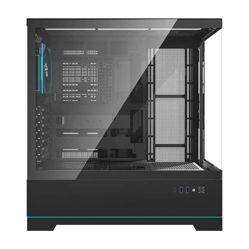 Darkflash DY451 PRO κουτί υπολογιστή + 1 ανεμιστήρας μαύρο - Image 2