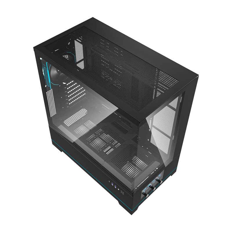 Darkflash DY451 PRO κουτί υπολογιστή + 1 ανεμιστήρας μαύρο - Image 6