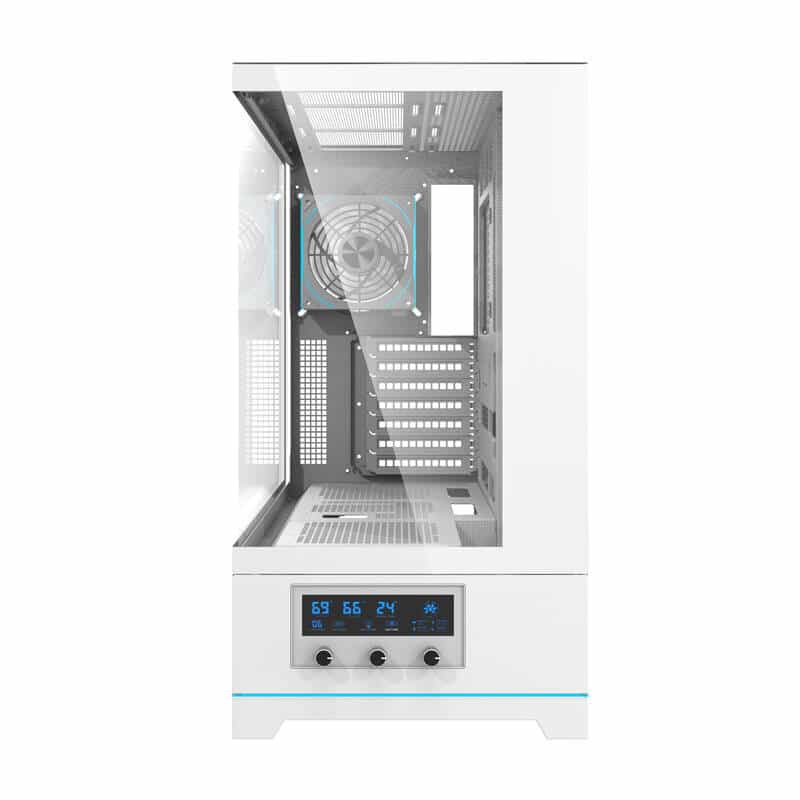 Darkflash DY451 PRO κουτί υπολογιστή λευκό + 1 ανεμιστήρας - Image 3