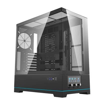 Darkflash DY451 κουτί υπολογιστή χωρίς ανεμιστήρες μαύρο
