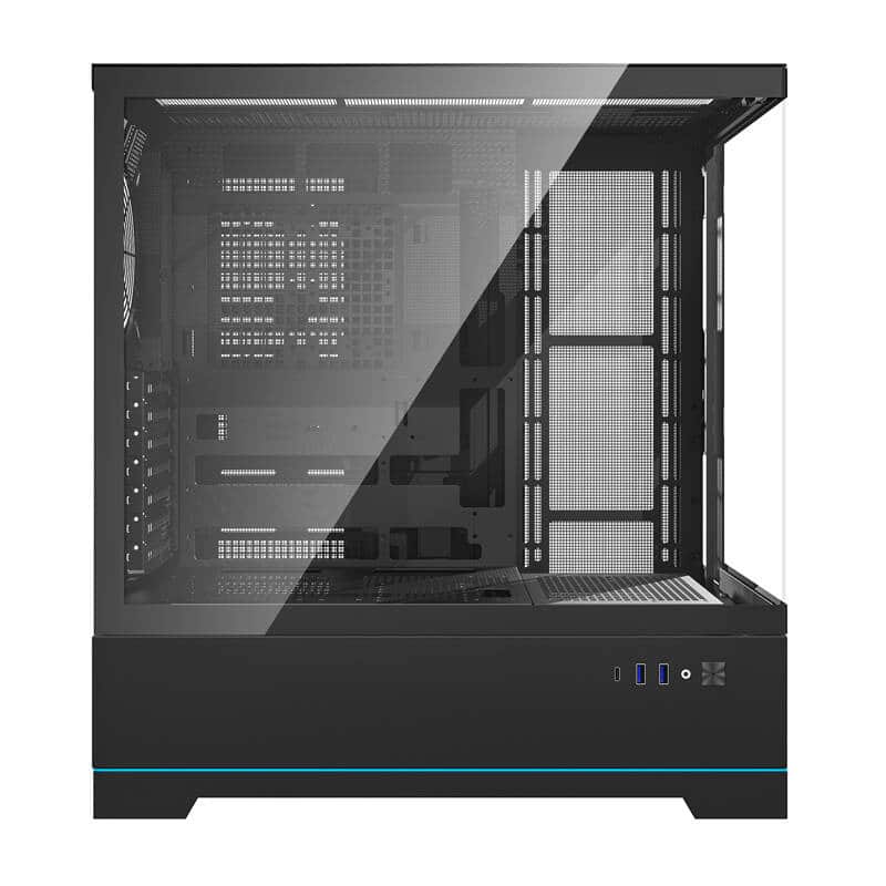 Darkflash DY451 κουτί υπολογιστή χωρίς ανεμιστήρες μαύρο - Image 5