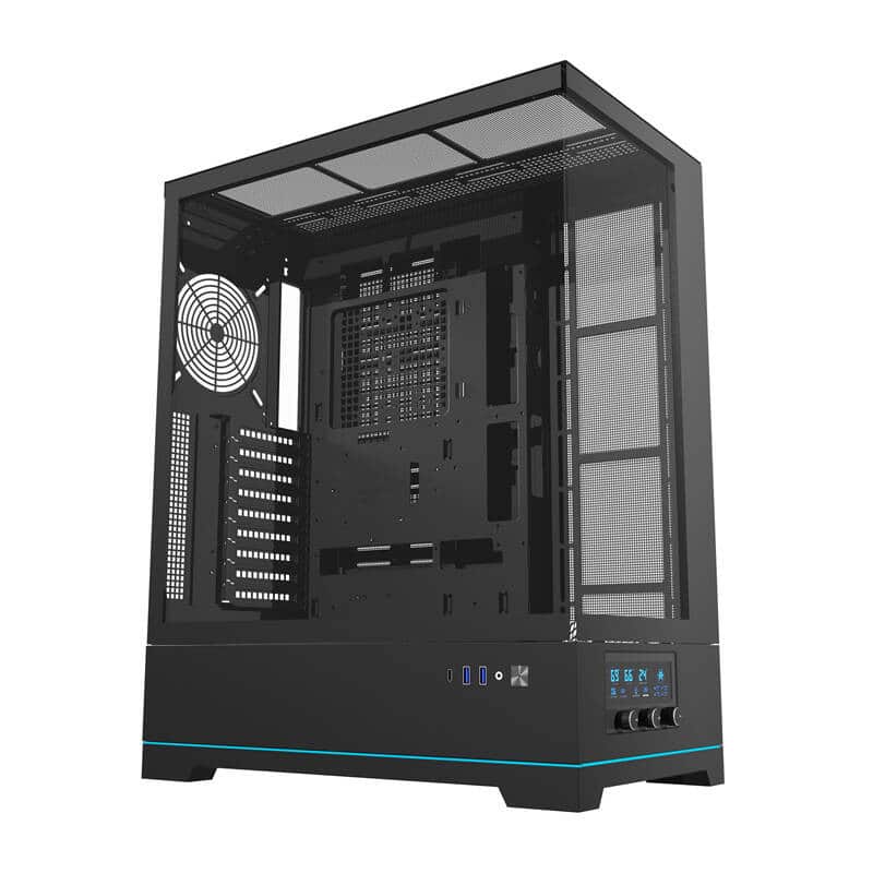 Darkflash DY451 θήκη υπολογιστή χωρίς ανεμιστήρες (μαύρο) - Image 7