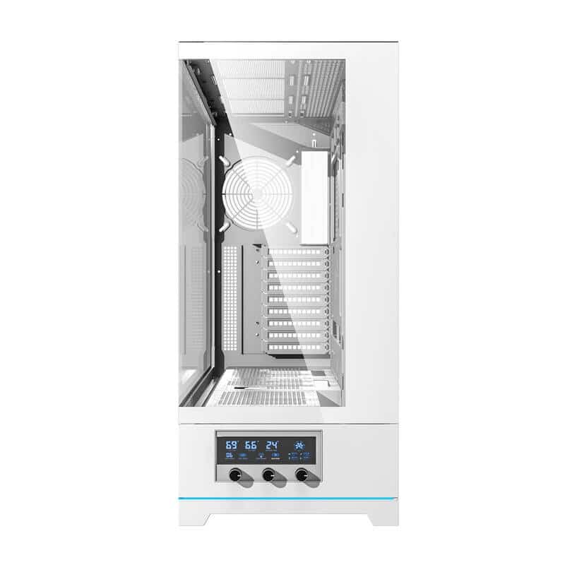 Darkflash DY451L θήκη υπολογιστή χωρίς ανεμιστήρες λευκό - Image 2