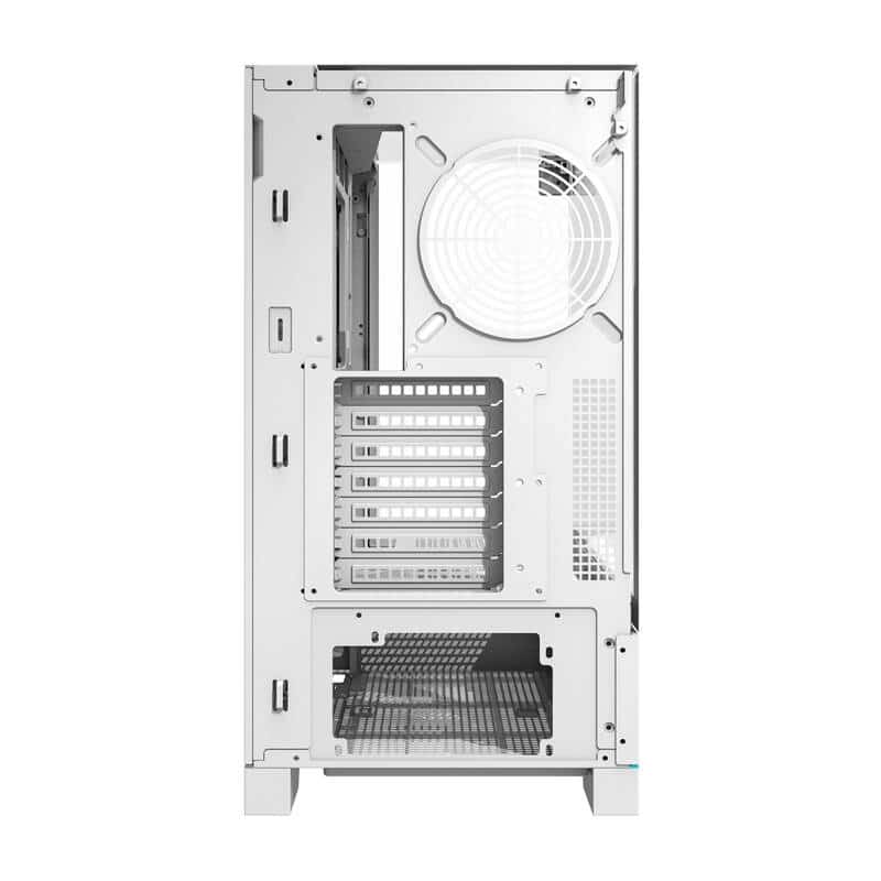 Darkflash DY450 θήκη υπολογιστή χωρίς ανεμιστήρες λευκό - Image 4