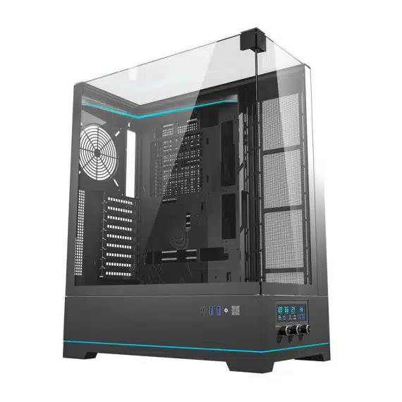 Darkflash DY450L θήκη υπολογιστή χωρίς ανεμιστήρες μαύρο