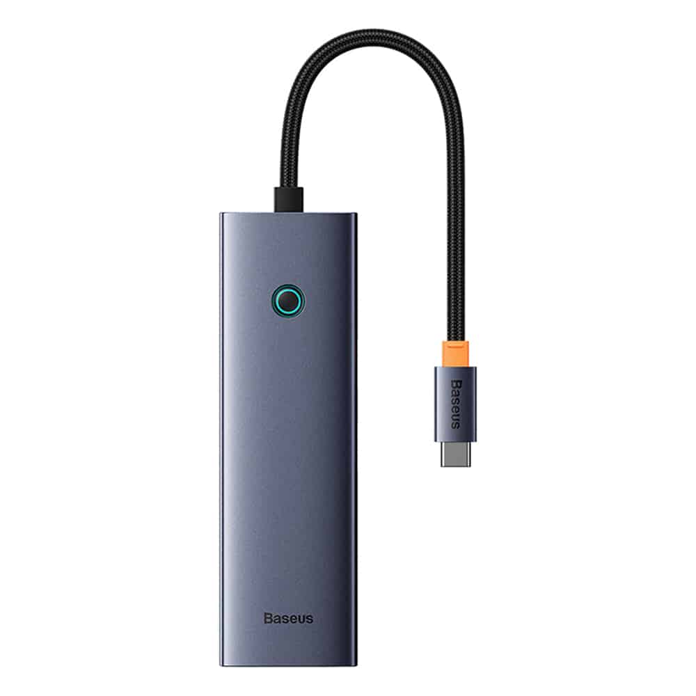 Baseus - Docking Station UltraJoy (B00052807813-00) - Type-C to HDMI, 3xUSB, Type-C, RJ45, 4K@60Hz - Space Grey - Image 2