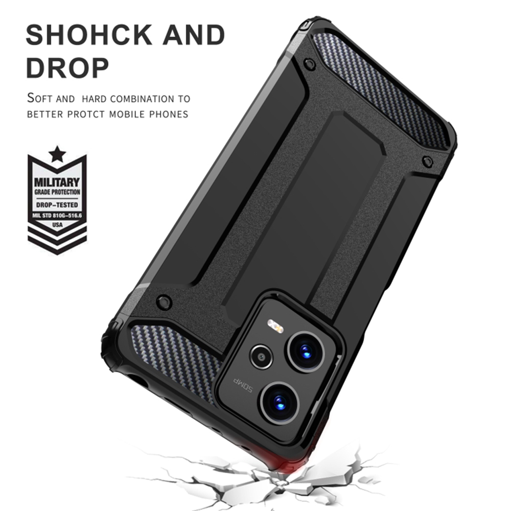 Techsuit Hybrid Armor - θήκη για Xiaomi Redmi 13C - Μαύρο - Image 2