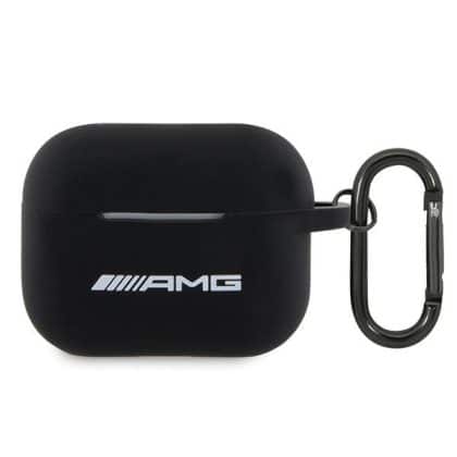 AMG AMAP2RBK AirPods Pro 2 (2022/2023) cover Σιλικόνη Λευκό Λογότυπο Μαύρο
