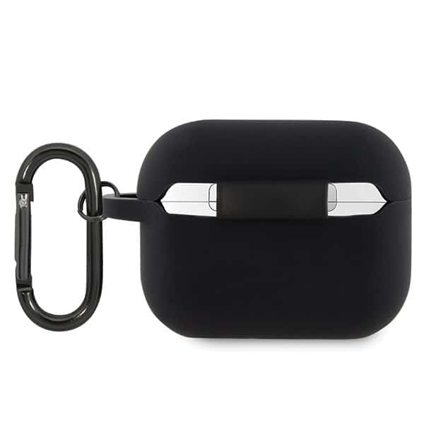 AMG AMAP2RBK AirPods Pro 2 (2022/2023) cover Σιλικόνη Λευκό Λογότυπο Μαύρο - Image 2