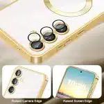 Techsuit Luxury Crystal MagSafe - θήκη για Samsung Galaxy S23 FE - Μαύρο - Image 3