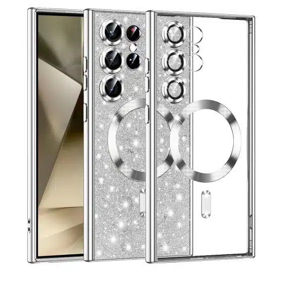 Techsuit Luxury Glitter MagSafe - θήκη για Samsung Galaxy S24 Ultra - Πολύχρωμο
