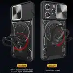 Techsuit CamGuard Pro - θήκη για Apple iPhone 16 Pro Max - Μωβ - Image 4