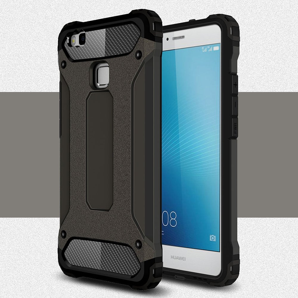 Techsuit Hybrid Armor - Huawei P9 lite - Μαύρο - Image 3