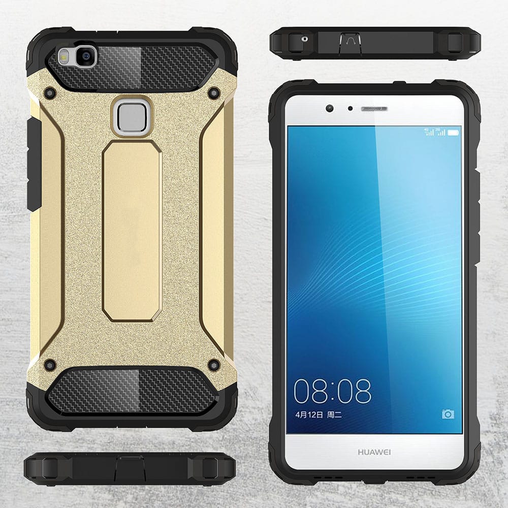 Techsuit Hybrid Armor - Huawei P9 lite - Μαύρο - Image 9