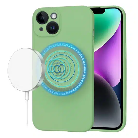 Techsuit SoftFlex MagSafe - θήκη για Apple iPhone 14 - Πράσινο