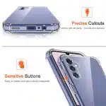 Techsuit Shockproof Clear Silicone - θήκη για Samsung Galaxy S20 Ultra - Διάφανο - Image 3